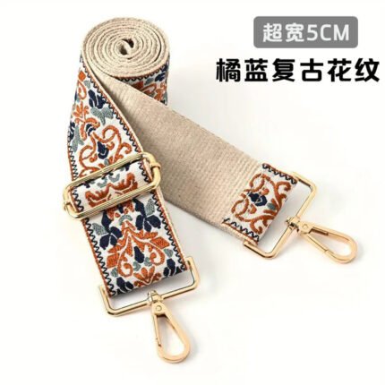 Extra Wide Colorful Satchel Thick Strap Long Replacement Adjustable Universal Shoulder Bag Strap (A)