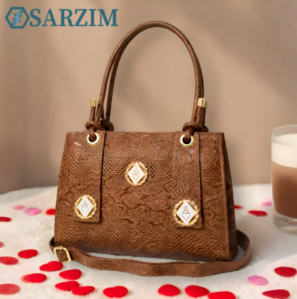 Luxury Hand bag (Lite Brown)