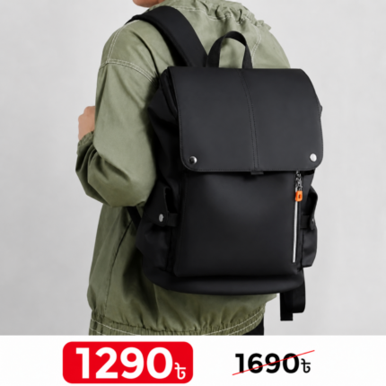 New Style Backpack Men's Trendy Large-Capacity Computer Travel Backpack Business Bag College Student Bag (Black)