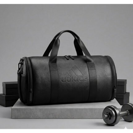 Premium PU Leather Gym Bag (15 inch)